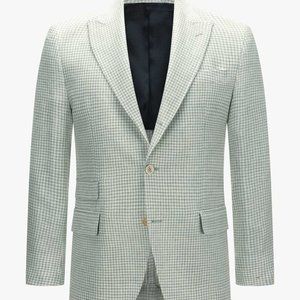 Eleventy Mens Linen and Wool Blazer/Jacket - Size 48 Eur/38 US - New with Tags